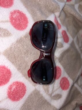 Costa Red Frame Black Lens Sunglasses